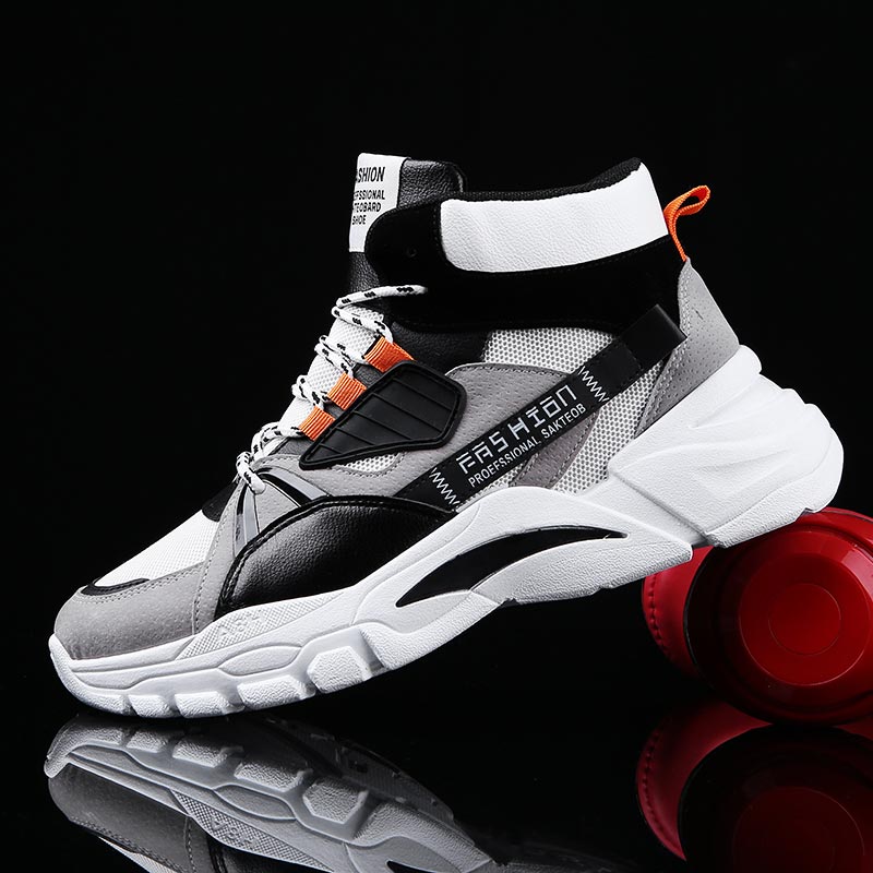 Men'S Grooming Uk - Hightop Musim Panas Pria Sepatu Olahraga
