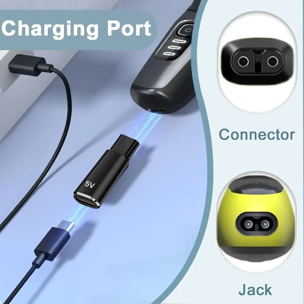 Men'S Grooming Trimmer - Pengisi Daya Alat Cukur 5V Adaptor