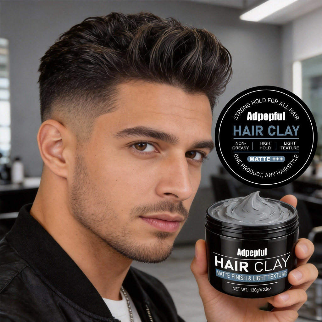 Pomade Hair Clay - Adglamful Matte Styling Clay 120g Daya