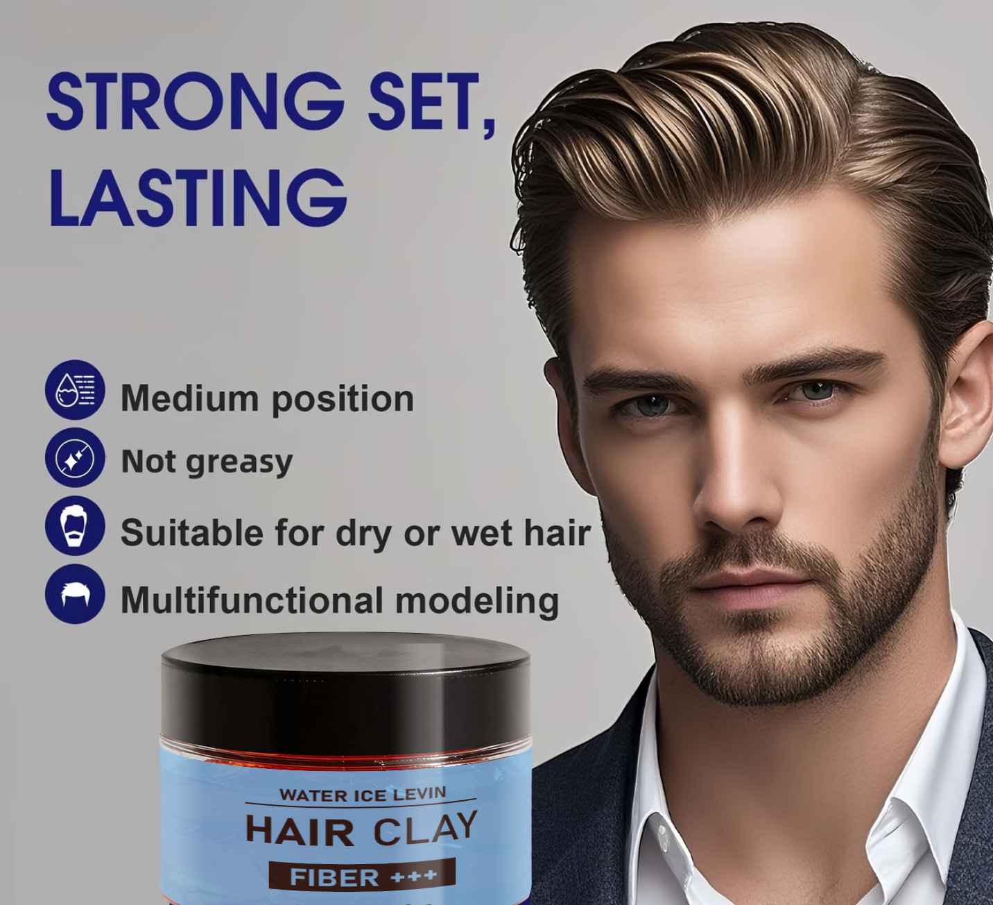Pomade Hair Clay - Biotin & Keratin Hair Clay untuk