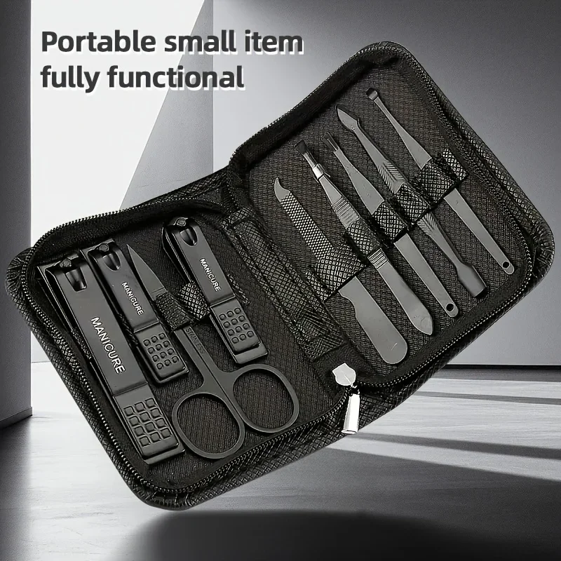 Men Grooming Usa - 9 Pcs dalam 1 Set Peralatan