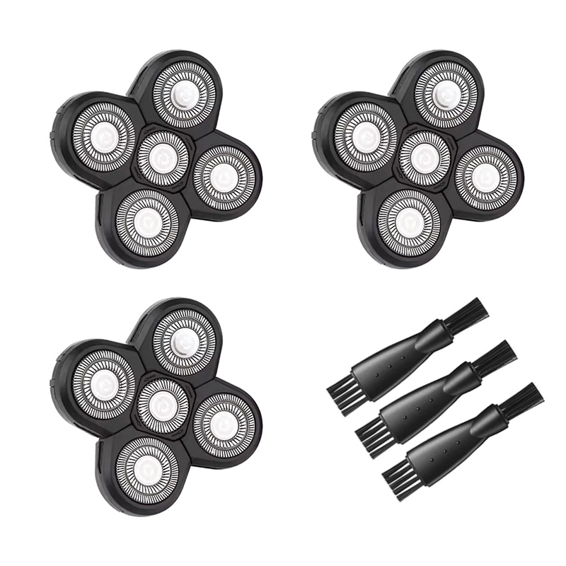 Men'S Grooming Trimmer - Kepala Putar 5 Bilah untuk Alat