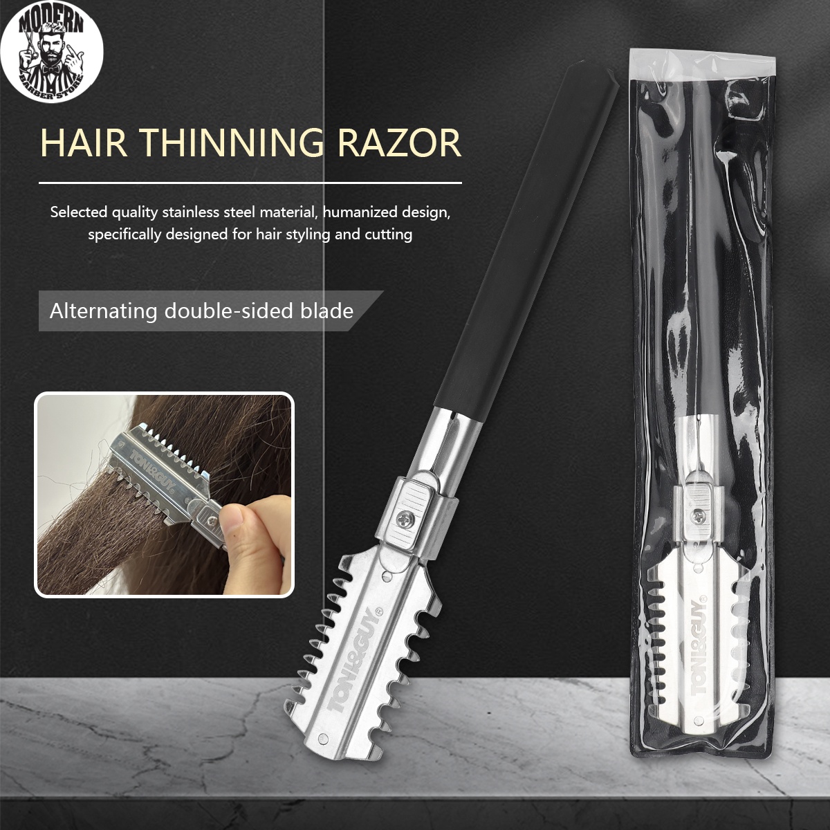 Men'S Grooming Trimmer - Pisau Cukur Rambut Double-Edge Salon, Alat