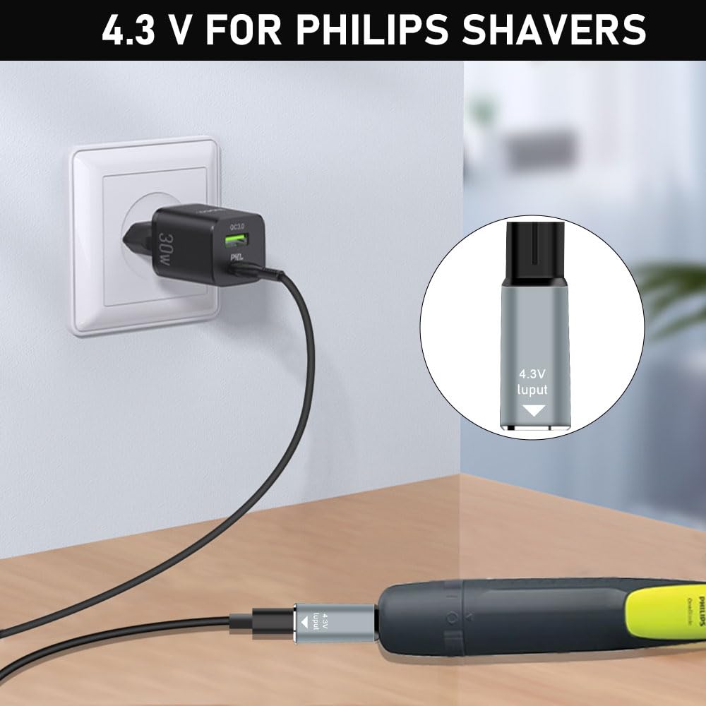 Konverter Pengisi Daya Adaptor - Men'S Grooming Trimmer ulasan dan harga