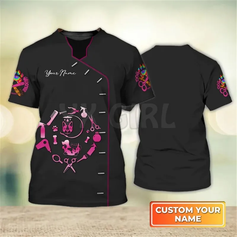 Kaos 3D Summer Dog Groomer Pro - Men Grooming Usa ulasan dan harga