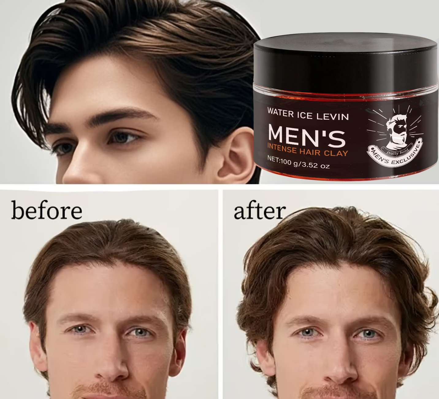 Clay Rambut Pria Tahan Lama de - Pomade Hair Clay ulasan dan harga