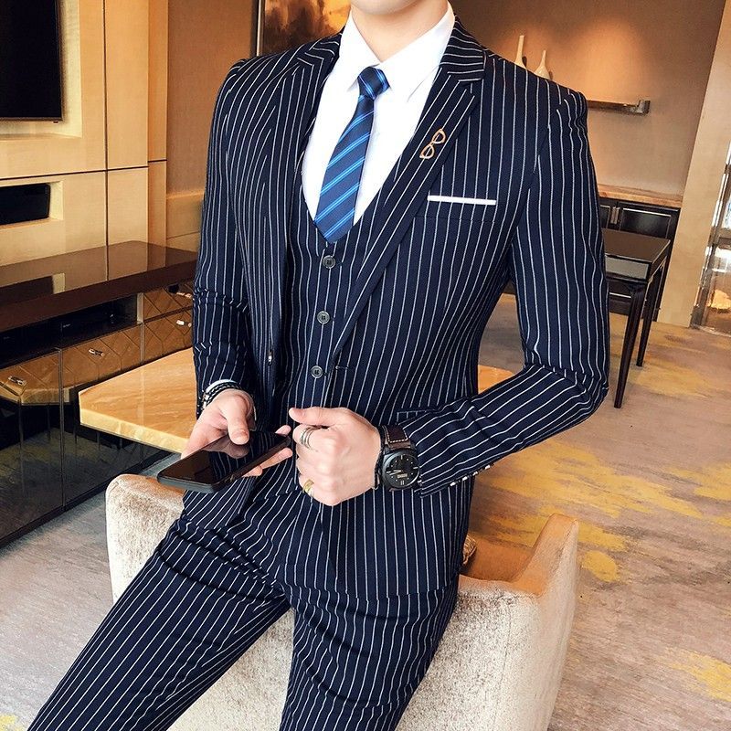 Blazer Pria Slim Fit Motif Gar - Men'S Grooming Uk ulasan dan harga
