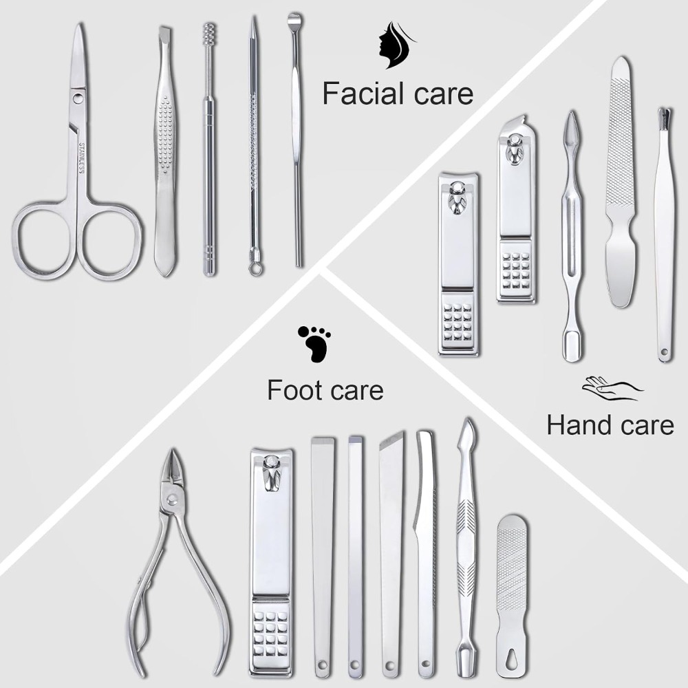 Kit Manikur Pedikur Profesiona - Mens Grooming Kit Case ulasan dan harga