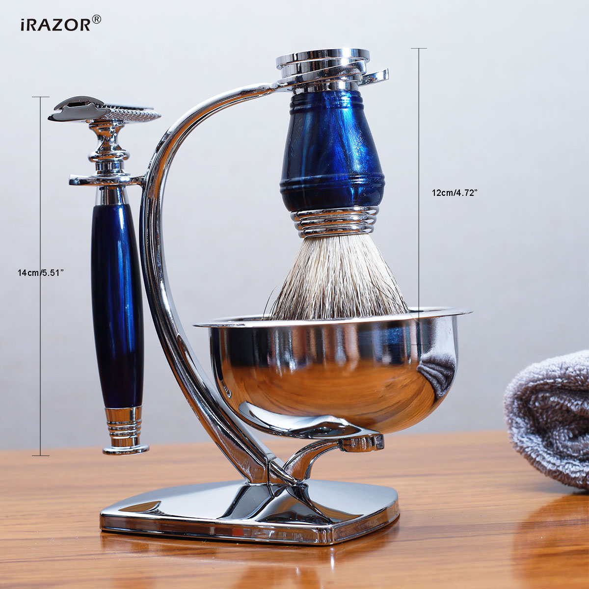 iRAZOR Royal Blue Luxury Men's - Men'S Grooming Underarm ulasan dan harga