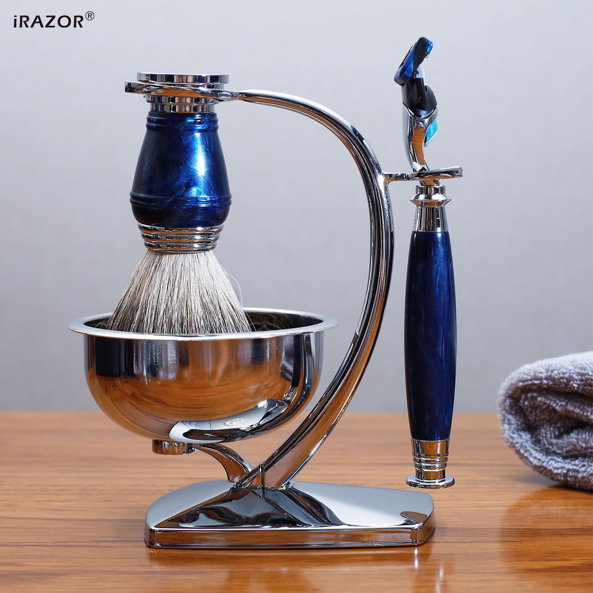 iRAZOR Royal Blue Luxury Men's - Men'S Grooming Underarm ulasan dan harga