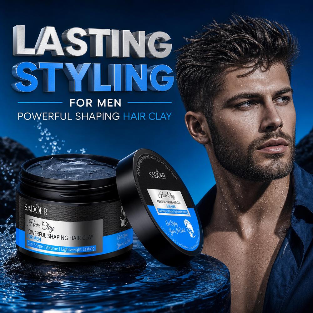 Wax Rambut Styling Kuat Tahan  - Pomade Hair Clay ulasan dan harga
